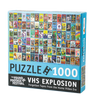 1000-Piece "VHS Explosion" Puzzle