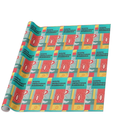 Acute Infections Diarrhea Wrapping Paper
